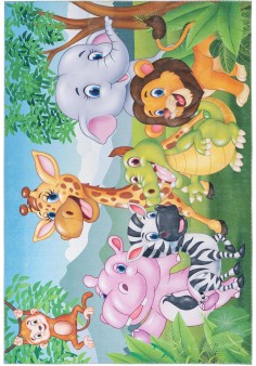 Tapis pour enfant au thème de la jungle