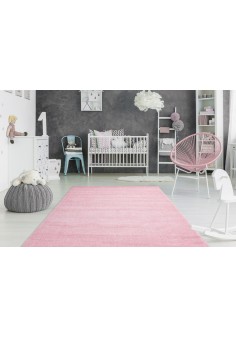 Tapis chambre fille Rose Poudré 2
