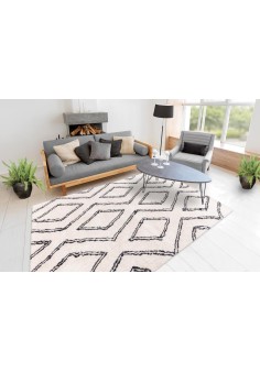 Tapis berbere losange Ivoire - Orlando 225 2