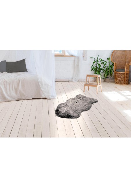 Tapis shaggy ultra doux gris anthracite - Tender 125