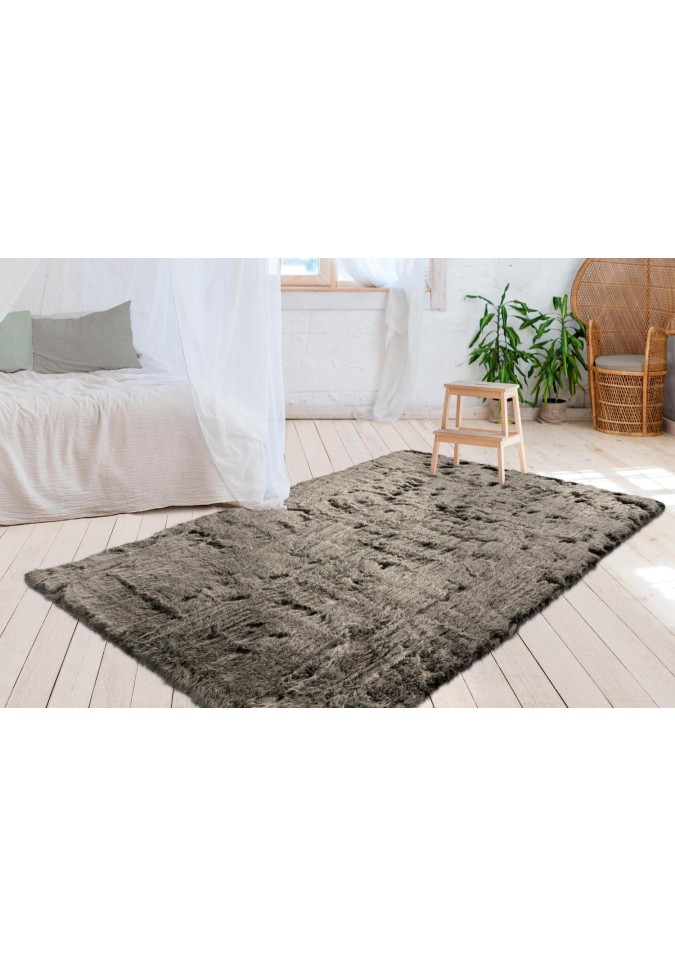 Tapis shaggy très doux vert - Tender 125