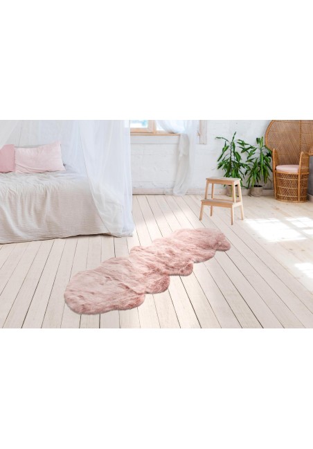 Tapis shaggy très doux rose - Tender 125