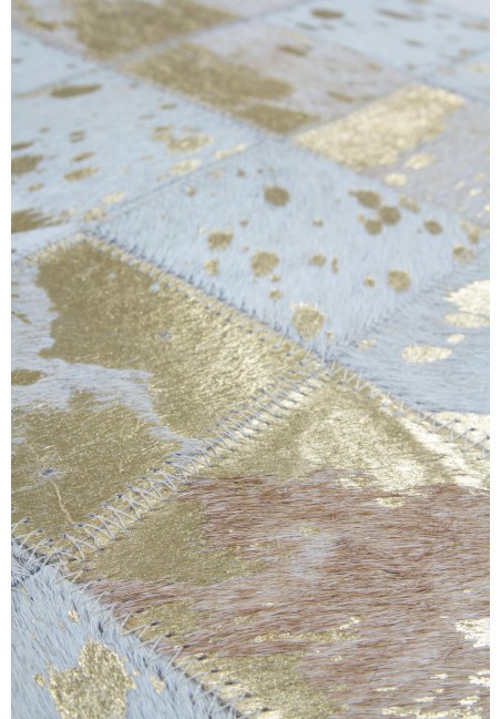 Tapis cuir - Lavish 210 Ivoire doré