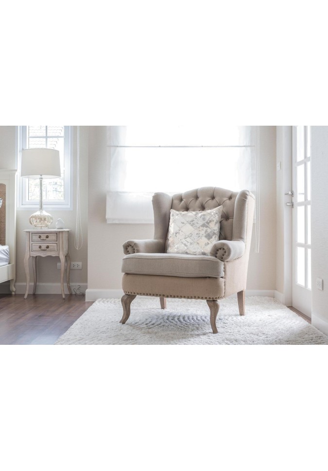 Lavish Coussin Cuir 210 Gris argenté