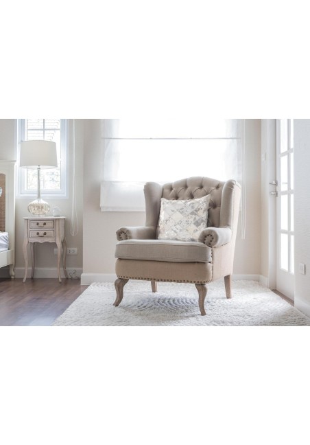 Lavish Coussin Cuir 210 Gris argenté