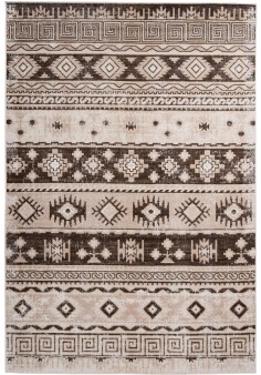 Tapis à poil plats vintage Taupe