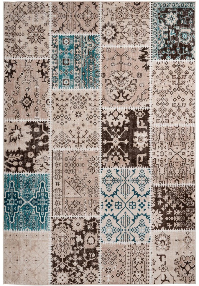 Tapis vintage design patchwork  - Ariya 425