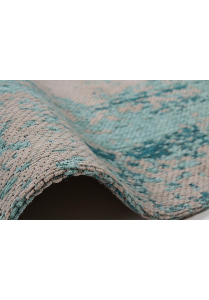 Tapis Vintage de couleur Bleu Turquoise, disponible en 4 Tailles.