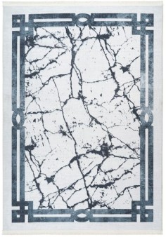 Tapis Lavable Effet Marbré Peri 204: Élégance et Praticité