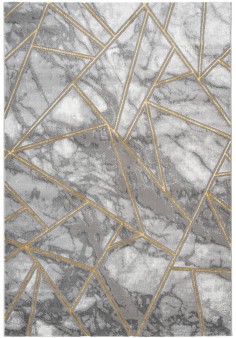 Tapis effet marbré - Gris - Marmaris 402