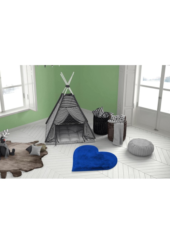 Tapis enfant en forme de coeur