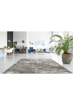 Tapis effet marbré - design oriental - marmaris 401 2