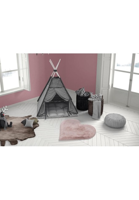 Tapis enfant en forme de coeur