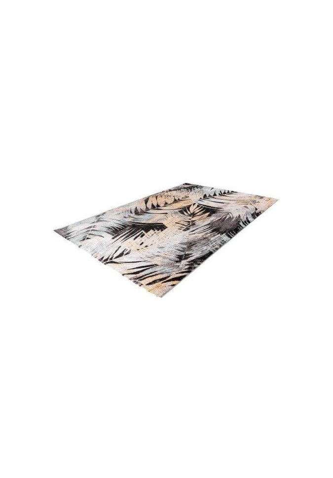 Funky 306 - Tapis Motif Feuilles Délavé | Style Unique & Moderne