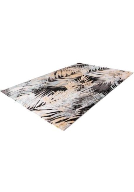 Funky 306 - Tapis Motif Feuilles Délavé | Style Unique & Moderne