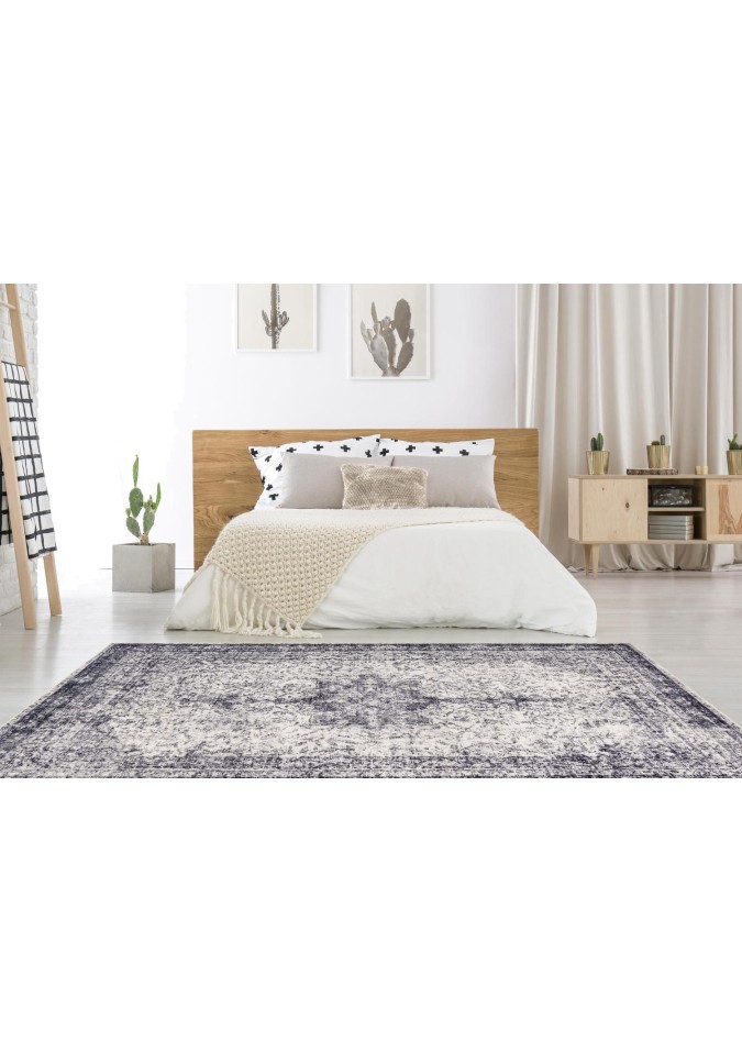 Tapis vintage gris - Piemont 825