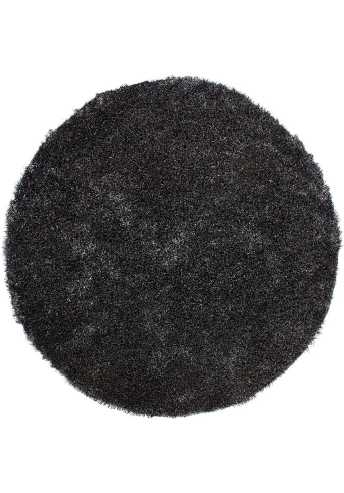 Tapis Longues Mèches Gris Anthracite