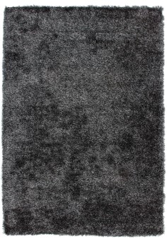 Tapis Longues Mèches Gris Anthracite