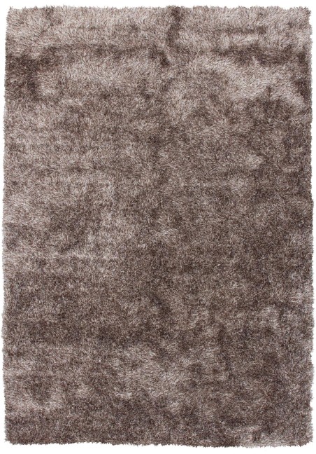 Tapis Longues Mèches Taupe - Tapis doux