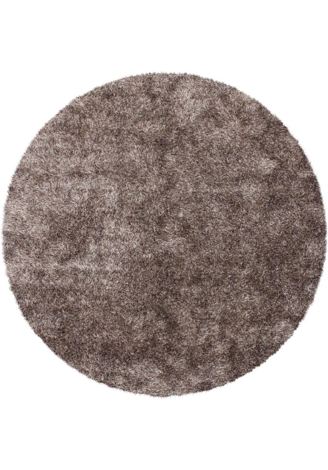 Tapis Longues Mèches Taupe - Tapis doux