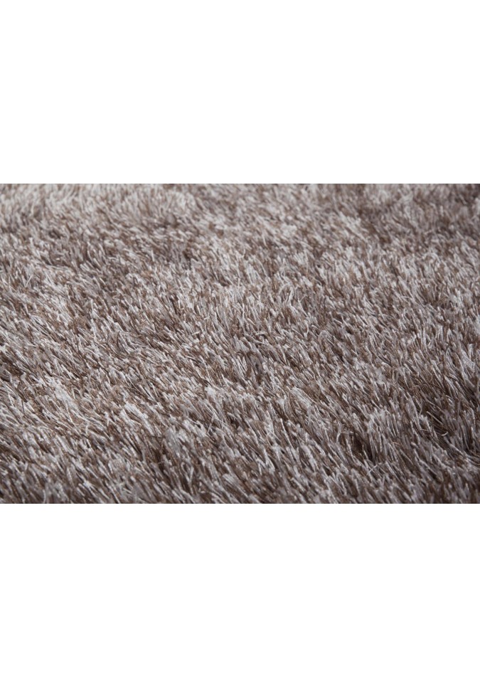 Tapis Longues Mèches Taupe - Tapis doux