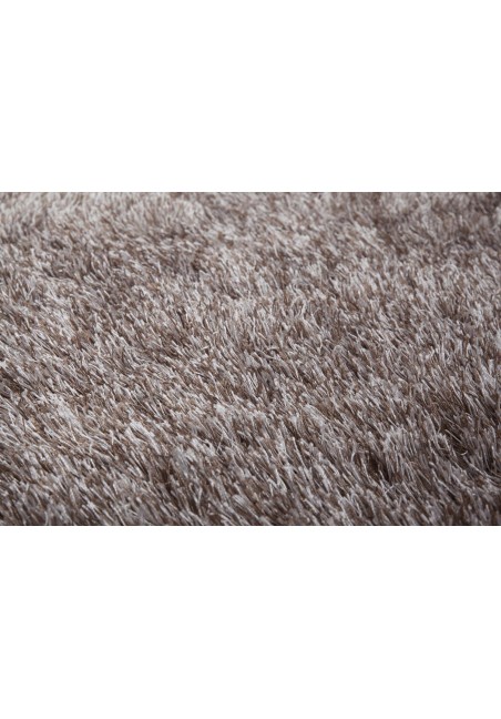 Tapis Longues Mèches Taupe - Tapis doux