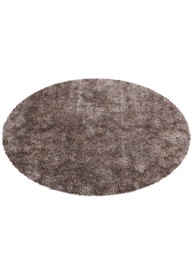 Tapis Longues Mèches Taupe - Tapis doux