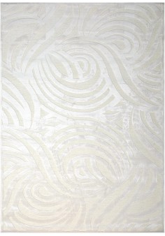 Tapis de salon avec formes arrondies Le Blanco  - TAPISHOP
