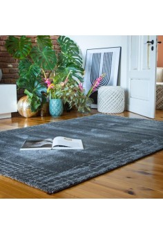 Tapis My Canyon 973 Effet 3D en Polypropylène et Polyester | Taupe et Crème 2