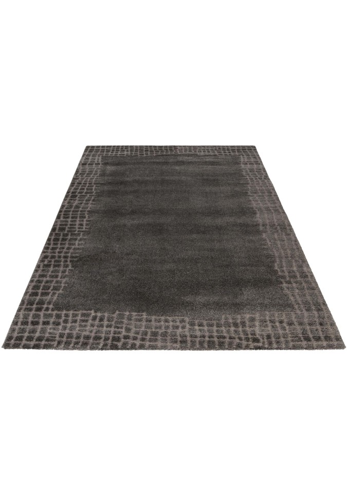 Tapis My Canyon 973 Effet 3D en Polypropylène et Polyester | Taupe et Crème