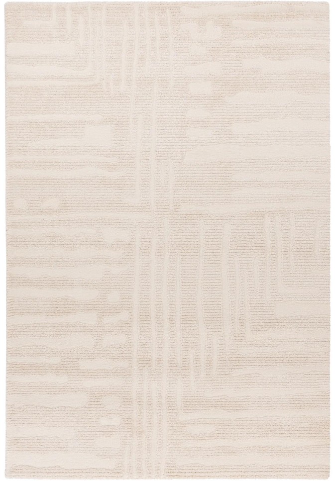 Tapis My Canyon 973 Effet 3D: Luxe & Confort | Taupe et Crème