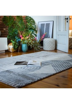 Tapis Géométrique Crème My Canyon 975 | Confort & Élégance 2