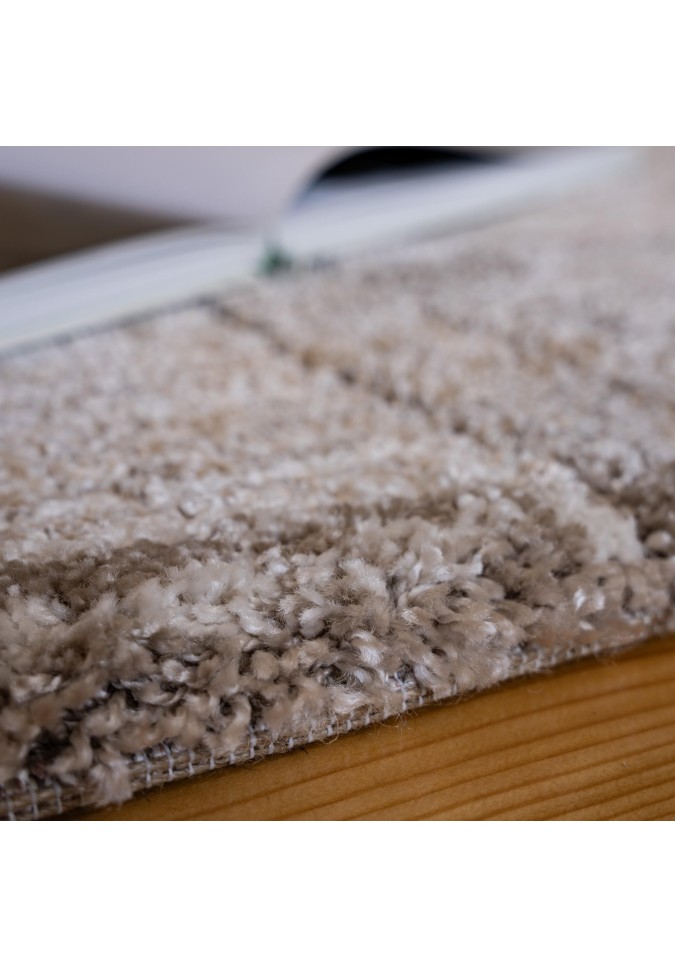 Tapis Géométrique Crème My Canyon 975 | Confort & Élégance