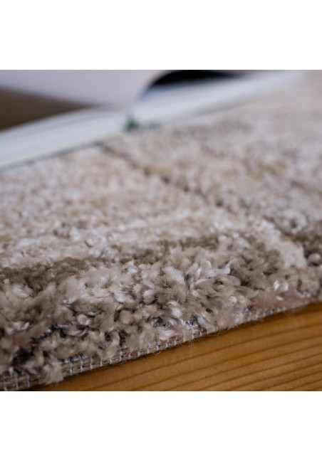 Tapis Géométrique Crème My Canyon 975 | Confort & Élégance