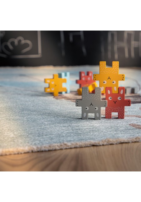 Tapis enfant tour en montgolfière - My Greta