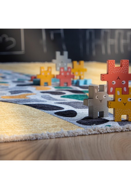 Tapis enfant girafe multicouleur - My Greta