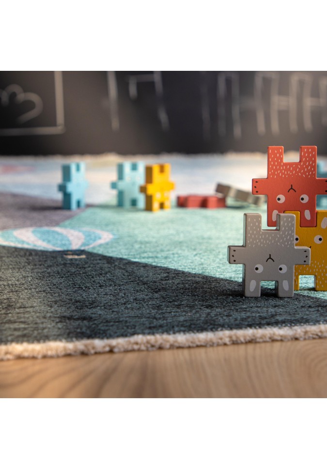 Tapis enfant au dessus des montagnes - My Greta