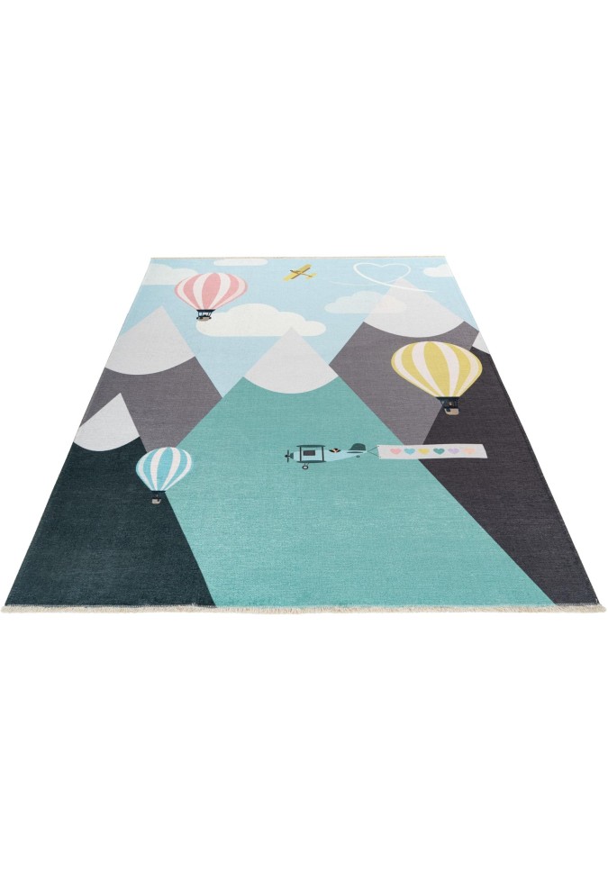 Tapis enfant au dessus des montagnes - My Greta