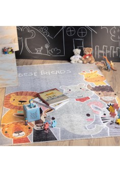 Tapis enfant les amis animaux - My Greta 2