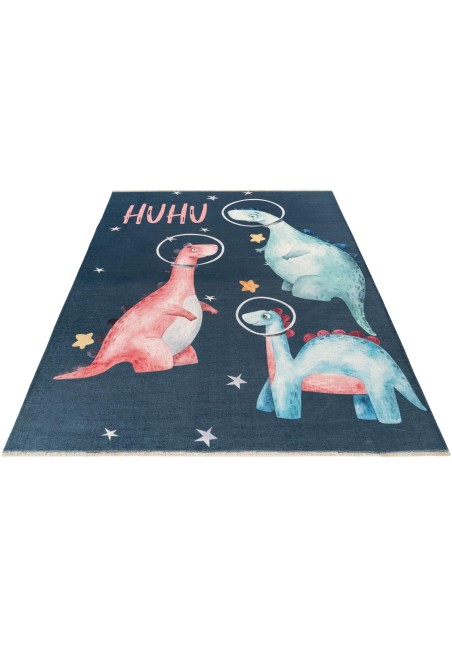 Tapis enfant les dinos dans l'espace - My Greta