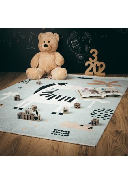 Tapis Enfant Zèbre My Greta – Confort & Style