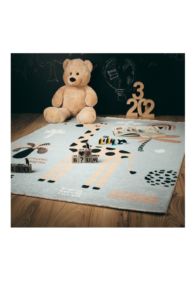 Tapis Enfant Girafe My Greta - Confort et pour Chambre d'Enfant