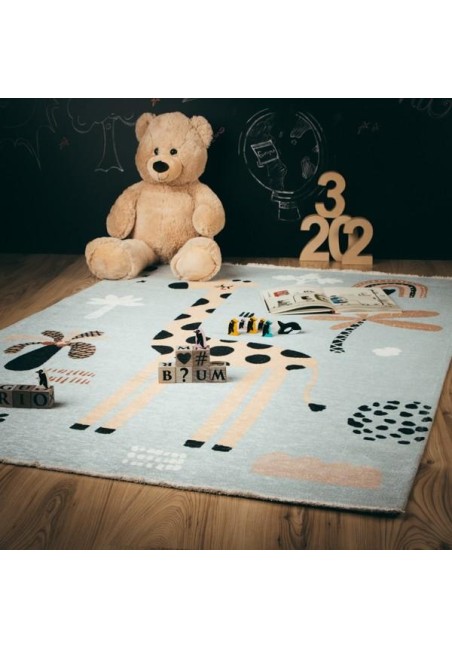 Tapis Enfant Girafe My Greta - Confort et pour Chambre d'Enfant