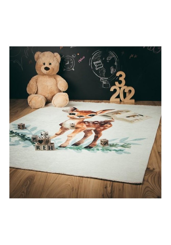 Tapis Enfants My Greta - Confort & Sécurité avec Design Biche Enchantée