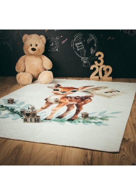 Tapis Enfants My Greta - Confort & Sécurité avec Design Biche Enchantée