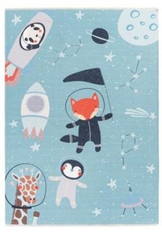 Tapis Renard Astronaute - Tapis pour Garçon | My Greta