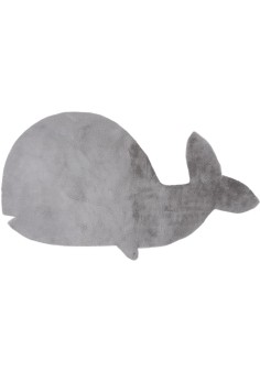 Tapis Baleine Grise, Tapis pour Enfants Doux en Polyester