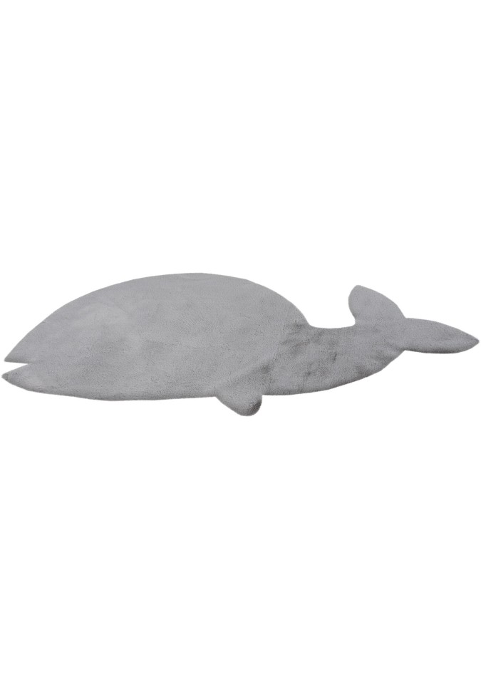 Tapis Baleine Grise, Tapis pour Enfants Doux en Polyester