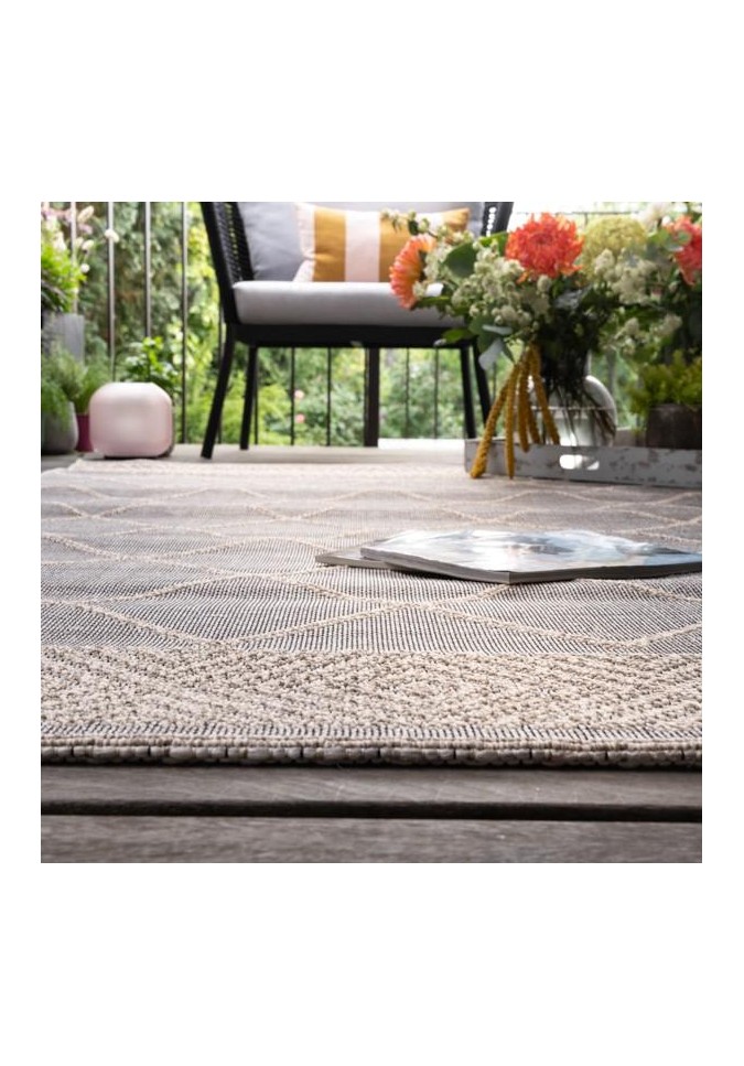 Tapis motifs triangles intérieur extérieur - My Oslo