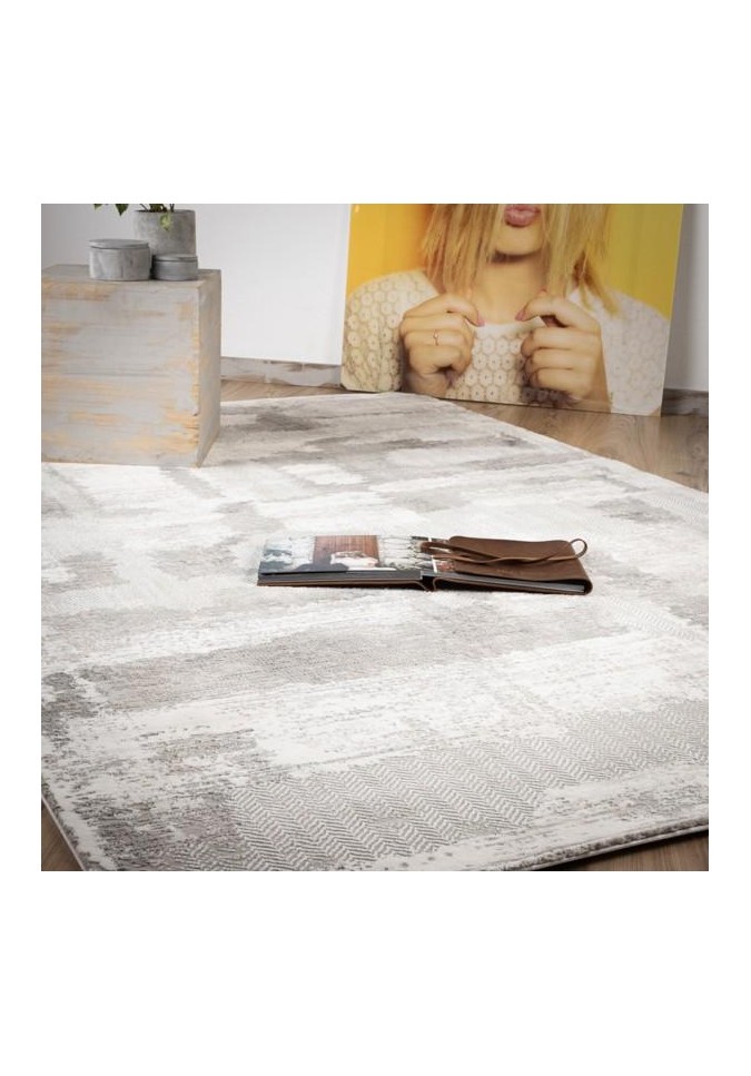 Tapis design effet carreau assemblé en 3D - My Opal